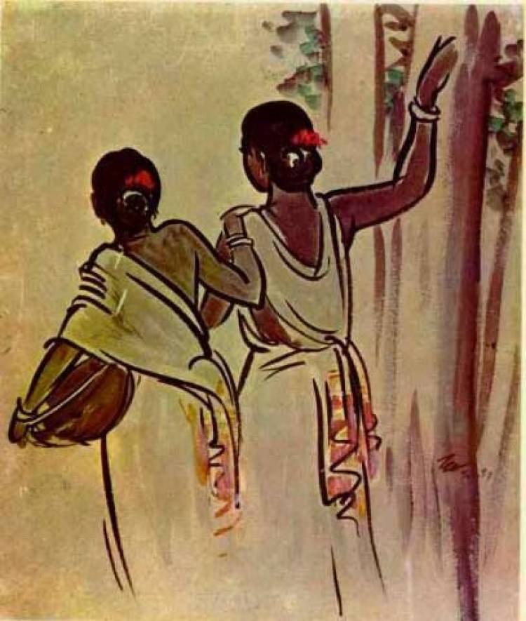 শিল্পাচার্যের ‘সাওতাল রমণী’ দেড় কোটি টাকায় বিক্রি