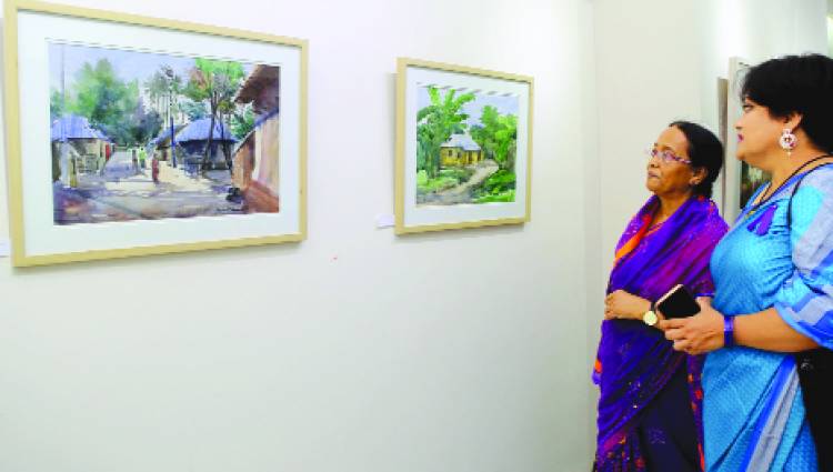২১ নারীর চিত্রকর্ম নিয়ে প্রদর্শনী ‘জলজ’