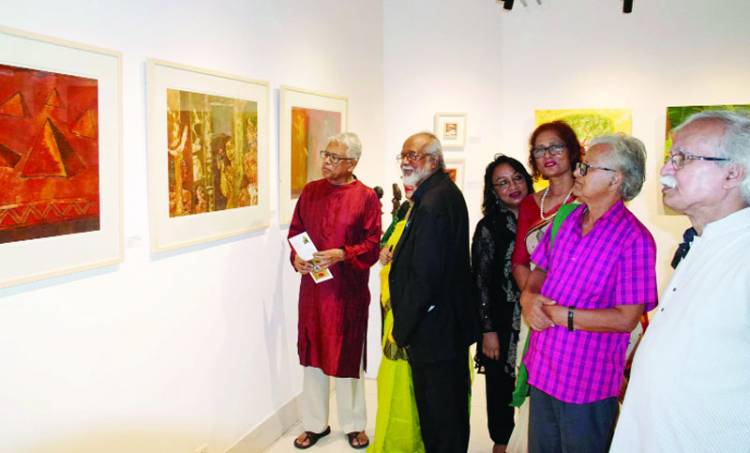 আলিয়ঁস ফ্রঁসেজে দুই বাংলার শিল্পকর্ম প্রদর্শনী ‘সিম্ফনি